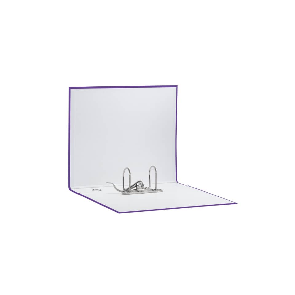 Registratore con custodia Esselte G55 Eurofile protocollo dorso 8 cm cartone rivestito in PP  lilla - 390755950