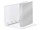 Raccoglitore Esselte Meeting a 4 anelli tondi 30mm cartone rivest. in PP grigio metallizz. 22x30cm dorso 4cm - 395792970