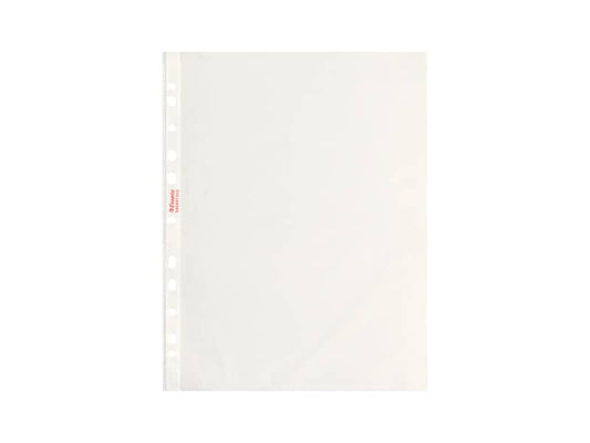Buste a perforazione universale goffrate Esselte STANDARD PP antiriflesso 22x30 cm conf.200 - 395697300