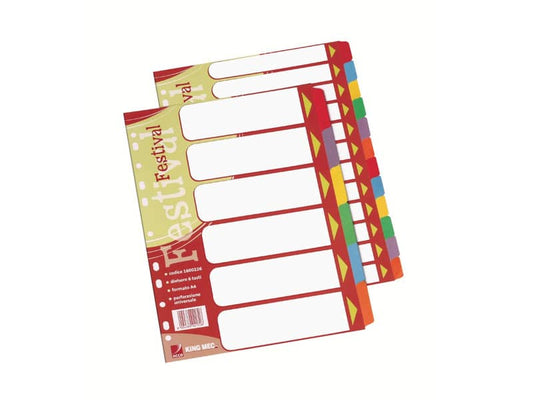 Divisori per registratori King Mec Festival 12 tasti assortiti 1600227