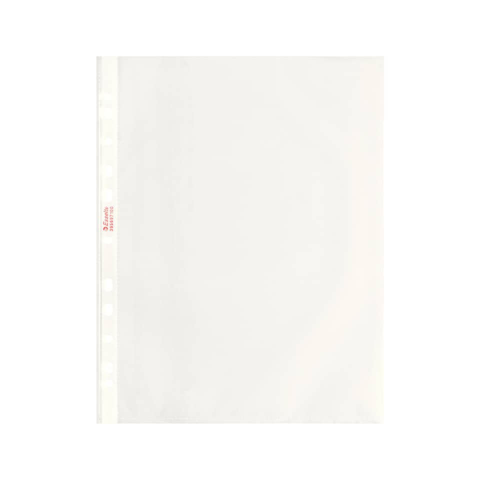 Buste a perforazione universale goffrate Esselte OFFICE 22x30 cm trasparente antiriflesso  conf.150 - 395697100