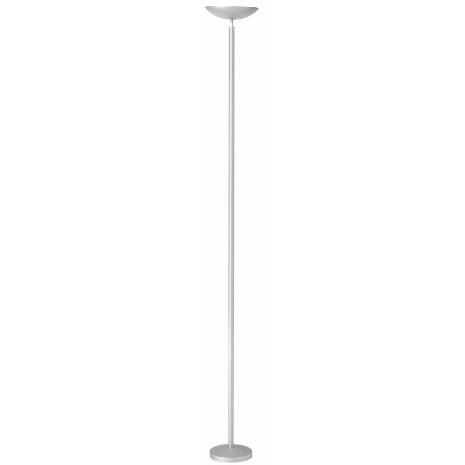 Piantana alogena UNILUX First grigio metallizzato con dimmer 100340559