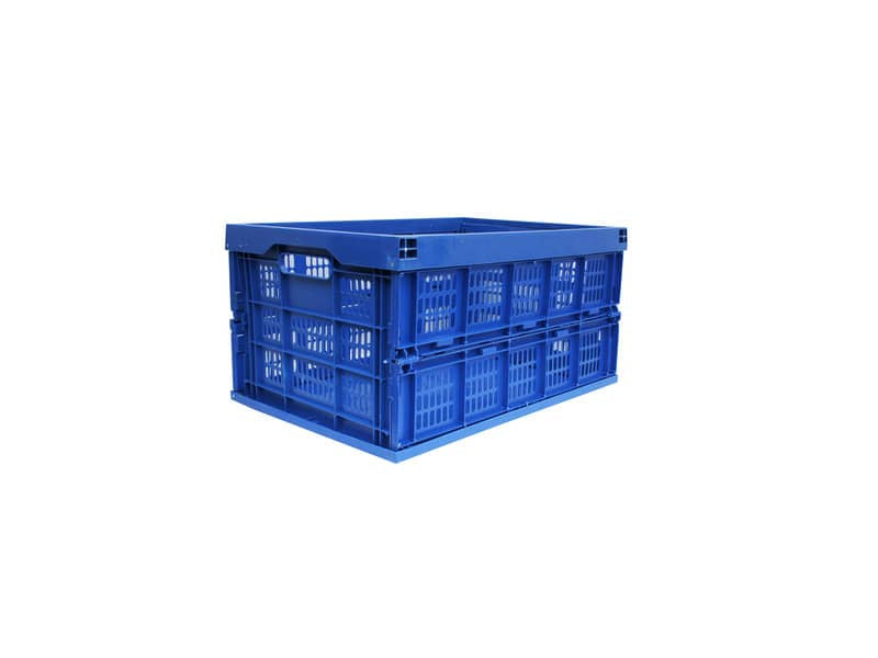 Cassetta pieghevole fino a 20 kg 45 L Viso 525x355x270 mm blu BP223BL