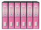 Registratore a leva DOX2 Protocollo S. Francisco 28,5x35 cm - dorso 8 cm rosa - D15219