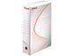 Scatola archivio Esselte BOXY 80 bianco/rosso 8x25x35 cm 128003