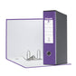 Registratore con custodia Esselte G55 Eurofile protocollo dorso 8 cm cartone rivestito in PP  lilla - 390755950