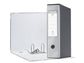 Registratore con custodia Esselte G55 Eurofile protocollo dorso 8 cm cartone rivestito in PP grigio metal. 390755970