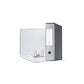 Registratore con custodia Esselte G55 Eurofile protocollo dorso 8 cm cartone rivestito in PP grigio metal. 390755970