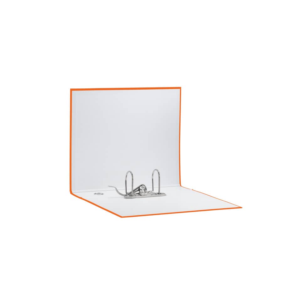 Registratore con custodia Esselte G55 Eurofile protocollo dorso 8 cm cartone rivestito in PP arancione - 390755200