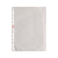 Buste a perforazione universale goffrate Esselte DELUXE 22x30 cm trasparente antiriflesso  conf.100 - 395697600