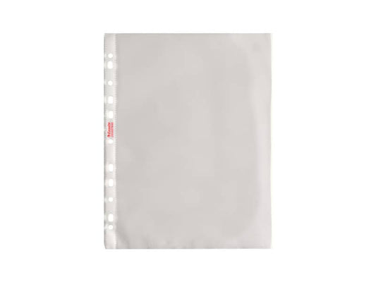 Buste a perforazione universale goffrate Esselte DELUXE 22x30 cm trasparente antiriflesso conf.100 - 395697600