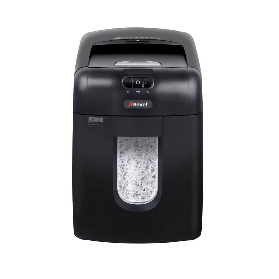 Distruggidocumenti ad alimentazione automatica Rexel Auto+ 130X P-4 26 L taglio a frammenti 4x40 mm - 2102559EUA