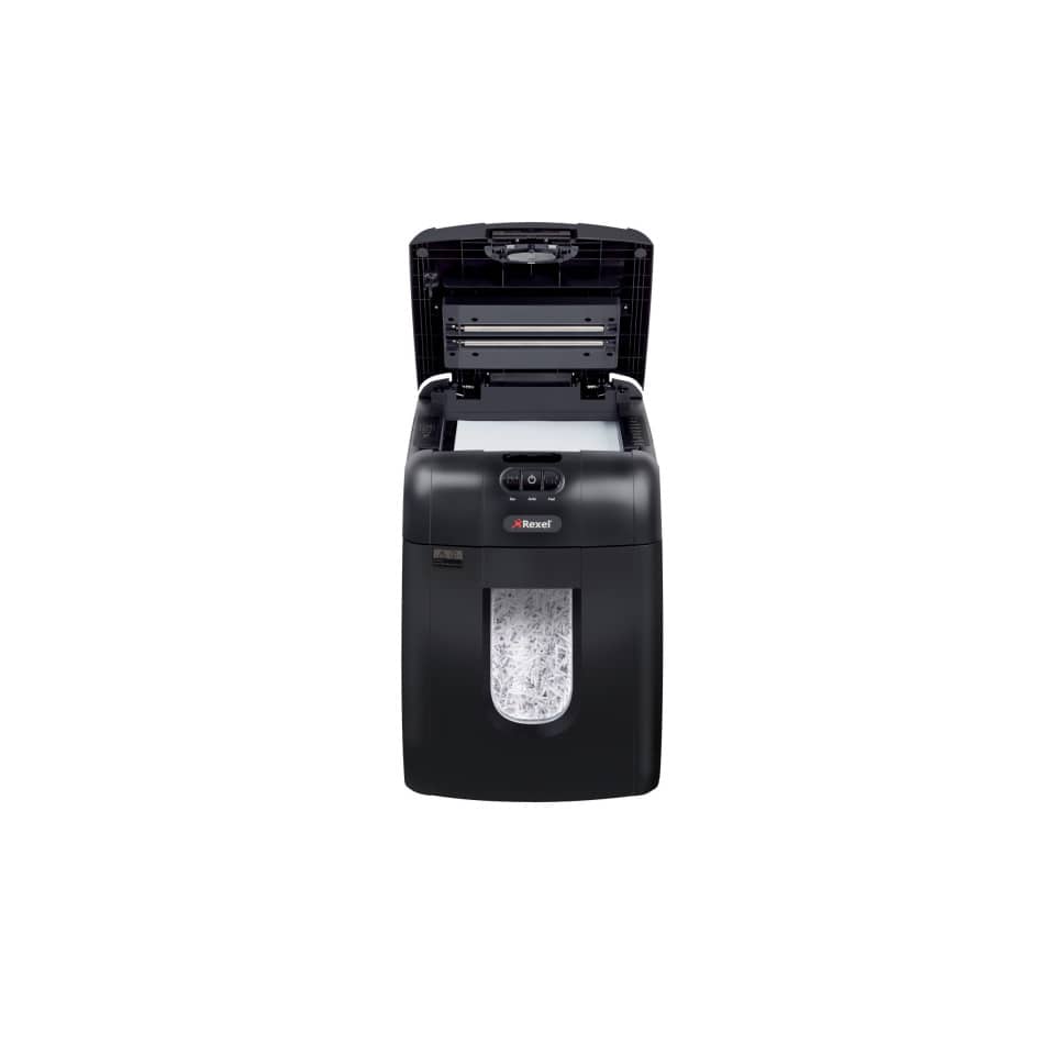 Distruggidocumenti ad alimentazione automatica Rexel Auto+ 130X P-4 26 L taglio a frammenti 4x40 mm - 2102559EUA