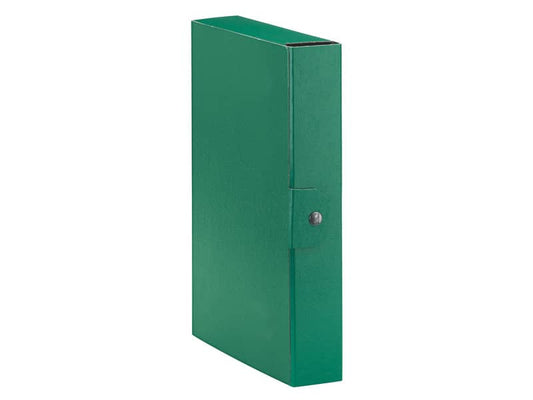 Cartelle portaprogetti Esselte C26 EUROBOX dorso 6 cm presspan biverniciato verde - 390326180