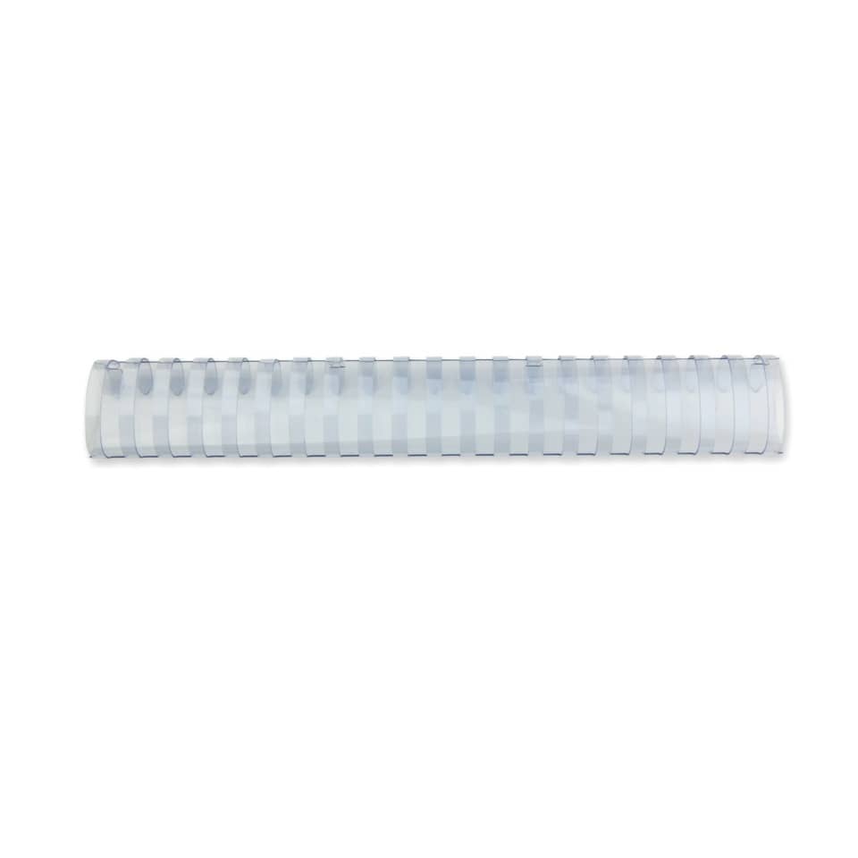 Dorsi plastici a 21 anelli GBC CombBind 38 mm A4 bianco  - fino a 330 fogli conf da 50 dorsi - 4028205