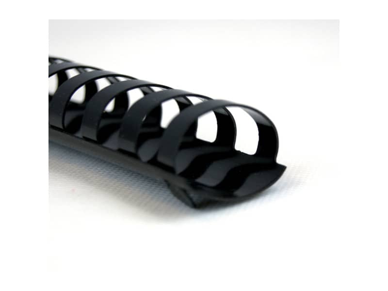 Dorsi plastici a 21 anelli GBC CombBind 32 mm A4 nero - fino a 310 fogli conf da 50 dorsi - 4028184