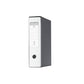 Registratore con custodia Esselte G55 Eurofile protocollo dorso 8 cm cartone rivestito in PP  bianco vivida 390755040