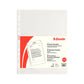 Buste a perforazione universale goffrate Esselte STANDARD 22x30 cm trasparente antiriflesso  conf.50 - 395097300