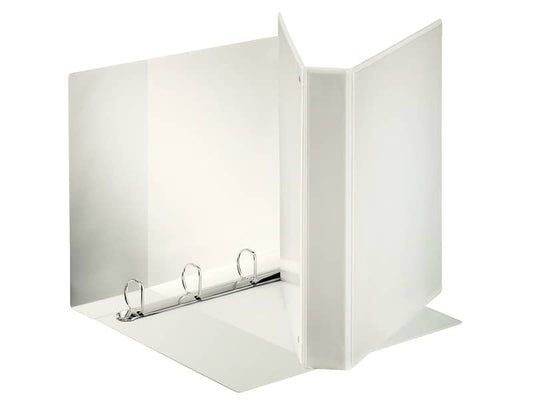 Raccoglitore personalizzabile Esselte Display Maxi a 4 anelli a D 27,5x32 cm dorso 5 cm bianco - 394756000