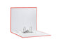 Registratore con custodia Esselte G55 Eurofile protocollo dorso 8 cm cartone rivestito in PP rosso - 390755160