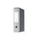 Registratore con custodia Esselte G55 Eurofile protocollo dorso 8 cm cartone rivestito in PP grigio metal. 390755970