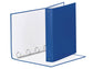 Raccoglitore Esselte Meeting a 4 anelli tondi 30mm cartone rivestito in PP blu 22x30cm dorso 4cm - 395792500