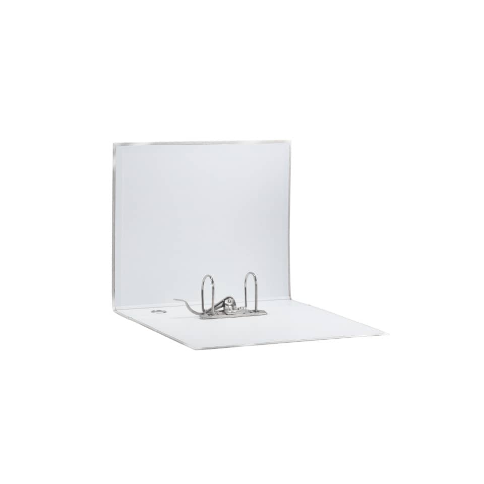 Registratore con custodia Esselte G55 Eurofile protocollo dorso 8 cm cartone rivestito in PP grigio metal. 390755970