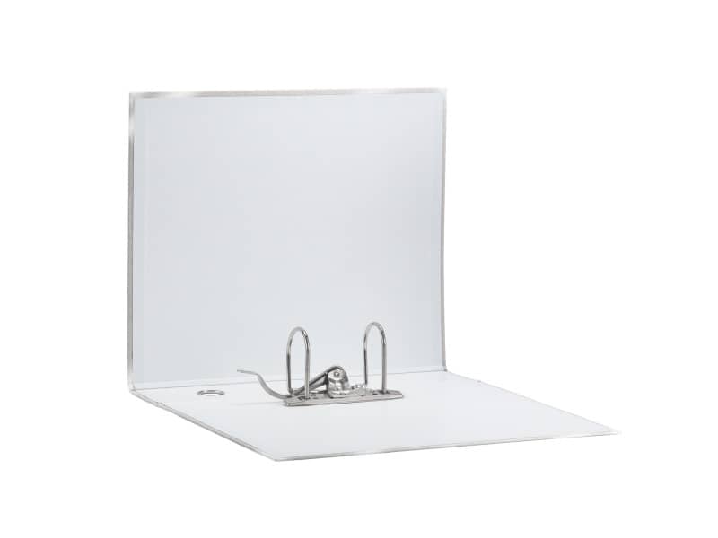 Registratore con custodia Esselte G55 Eurofile protocollo dorso 8 cm cartone rivestito in PP grigio metal. 390755970