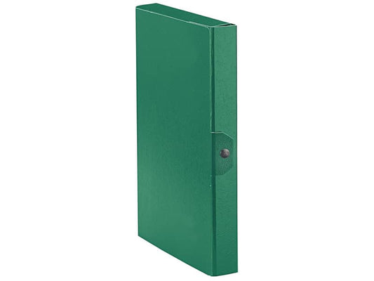 Cartelle portaprogetti Esselte C24 EUROBOX dorso 4 cm presspan biverniciato verde - 390324180