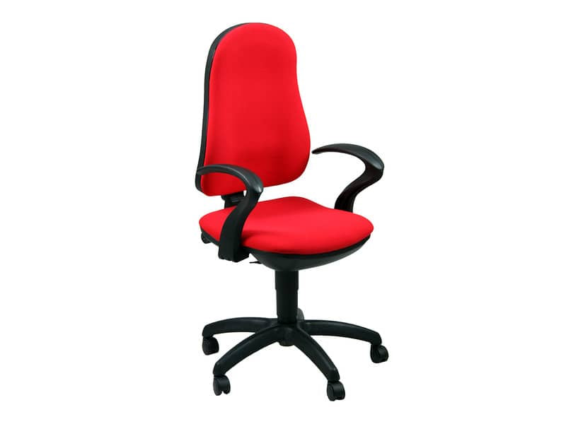 Sedia operativa girevole Unisit Ariel AICP Eco smart - rivestimento Eco rosso AICP/ER