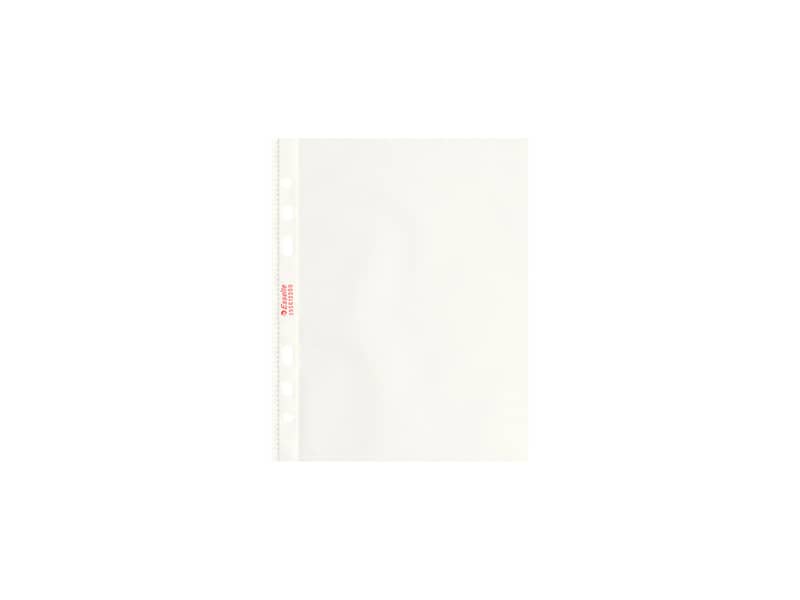 Buste a perforazione universale goffrate Esselte OFFICE 15x21 cm trasparente antiriflesso  conf.25 - 395612200