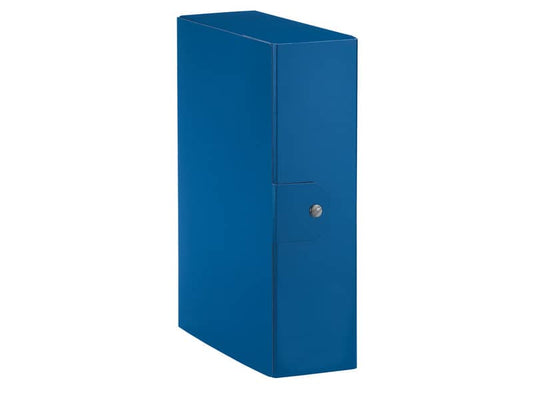 Cartella portaprogetti Esselte C90 DELSO ORDER dorso 10 cm presspan lucido blu 25x35 cm - 390390050