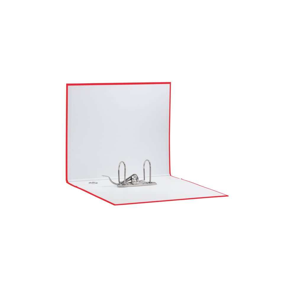 Registratore con custodia Esselte G55 Eurofile protocollo dorso 8 cm cartone rivestito in PP rosso vivida - 390755920