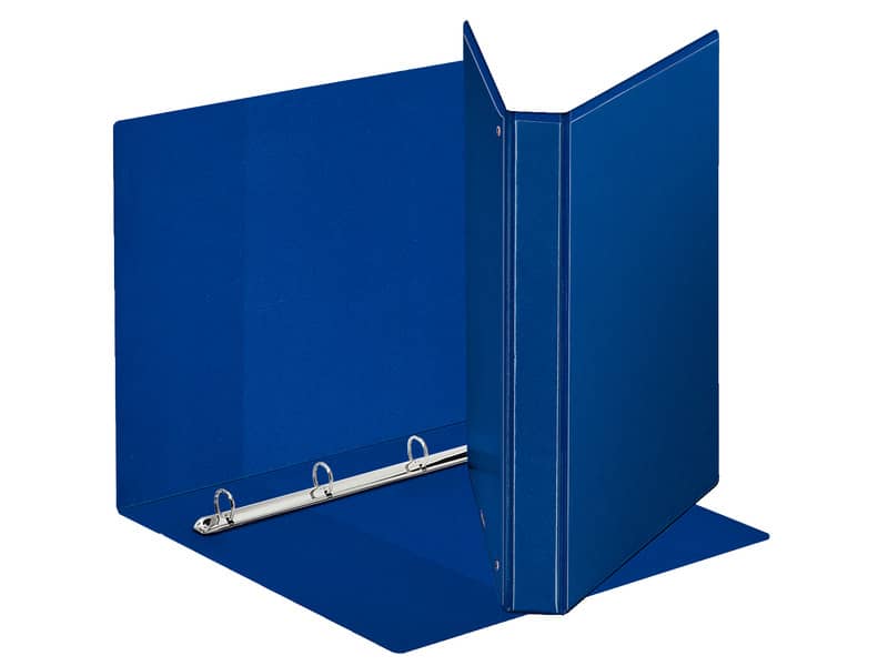 Raccoglitore personalizzabile Esselte Display a 4 anelli tondi 25mm PP eco-comp. blu formato Maxi - 394752500