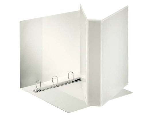 Raccoglitore personalizzabile Esselte Display Maxi a 4 anelli a D 28x32 cm dorso 6 cm bianco - 394753000