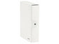 Scatola portaprogetti Leitz WOW in cartone - dorso 8 cm - formato 25x35 cm bianco metallizzato - 39670001