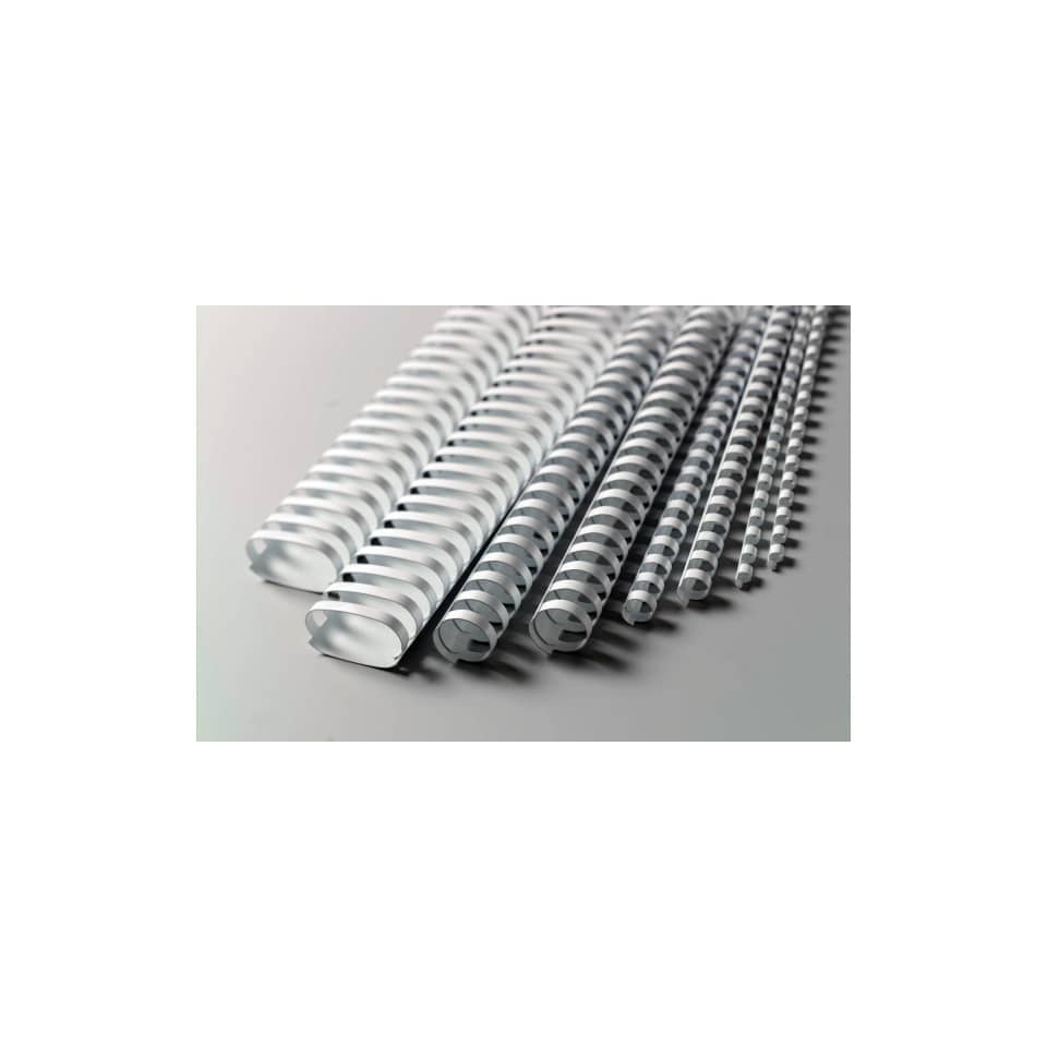 Dorsi plastici a 21 anelli GBC CombBind 10 mm A4 bianco - fino a 65 fogli conf da 100 dorsi - 4028195