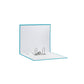 Registratore con custodia Esselte G55 Eurofile protocollo dorso 8 cm cartone rivestito in PP turchese - 390755800