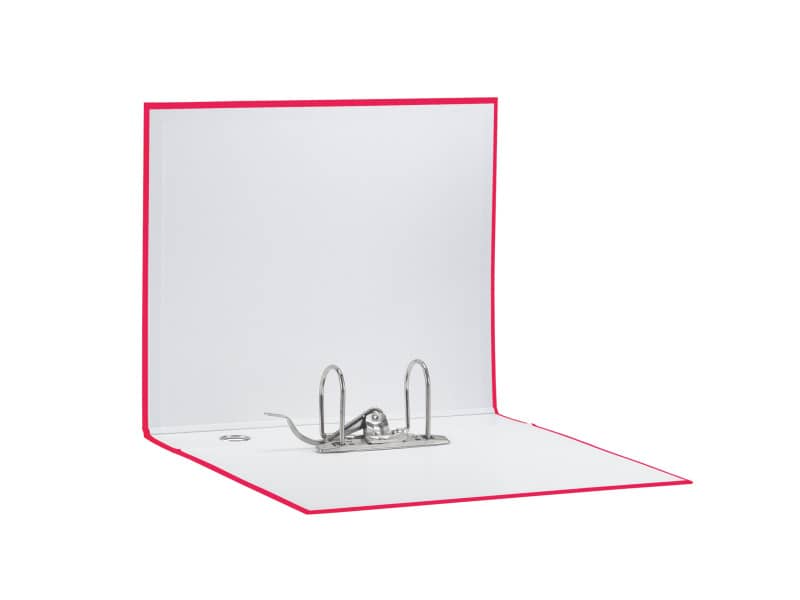 Registratore con custodia Esselte G55 Eurofile protocollo dorso 8 cm cartone rivestito in PP fucsia - 390755900