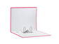 Registratore con custodia Esselte G55 Eurofile protocollo dorso 8 cm cartone rivestito in PP fucsia - 390755900