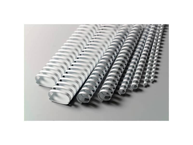 Dorsi plastici a 21 anelli GBC ComBind 12 mm A4 bianco - fino a 95 fogli conf da 100 dorsi - 4028197