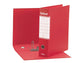 Registratore con custodia Esselte G83 Oxford commerciale 29,5x32 cm - dorso 8 cm rosso - 390783160