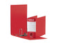 Registratore con custodia Esselte G81 OXFORD memorandum 29,5x19 cm - dorso 8 cm rosso - 390781160