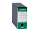 Registratore con custodia Esselte G81 OXFORD memorandum 29,5x19cm - dorso 8 cm verde - 390781180