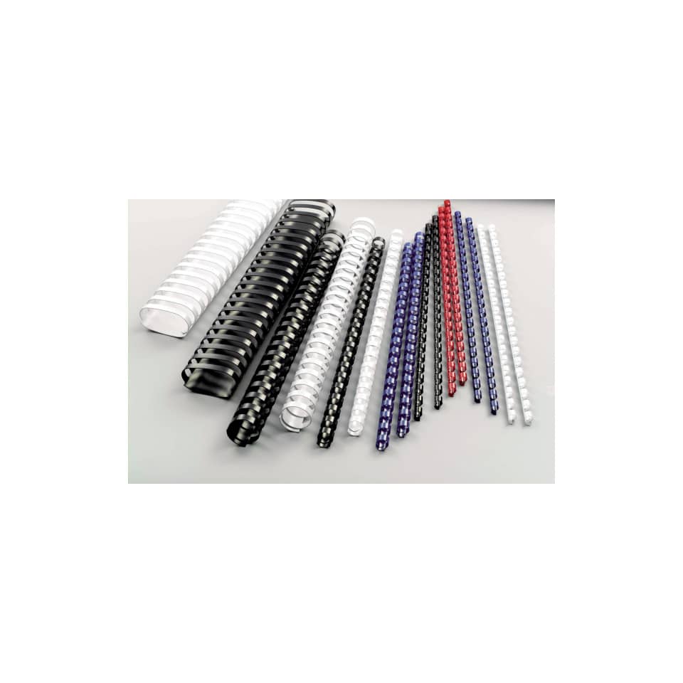 Dorsi plastici a 21 anelli GBC CombBind 51 mm A4 nero - fino a 450 fogli conf da 50 dorsi - 4028187