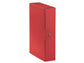 Cartelle portaprogetti Esselte C28 EUROBOX dorso 8 cm presspan biverniciato rosso - 390328160