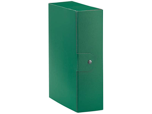 Cartella portaprogetti Esselte C30 EUROBOX dorso 10 cm presspan biverniciato verde - 390330180
