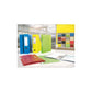 Registratore con custodia Esselte G55 Eurofile protocollo dorso 8 cm cartone rivestito in PP blu vivida - 390755910