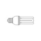 Lampadina a basso consumo MAUL attacco G5, 4500 K, 14 W 1190 lumen, classe energetica "A" - 8281505