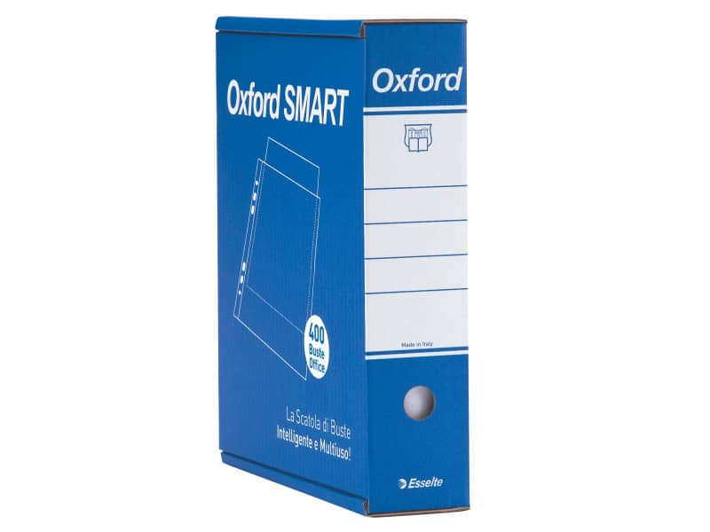 Scatola contenitore con 400 buste Esselte OFFICE PP lucide 391098000